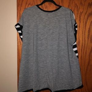 Lane Bryant Tops - Lane Bryant Black & White Stripe Tee | Size 18/20 Lane Bryant Tops - Lane Bryant Black & White Stripe Tee | Size 18/20